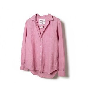 Women’s Frank & Eileen Soft Pink Button Down Collared Shirt M